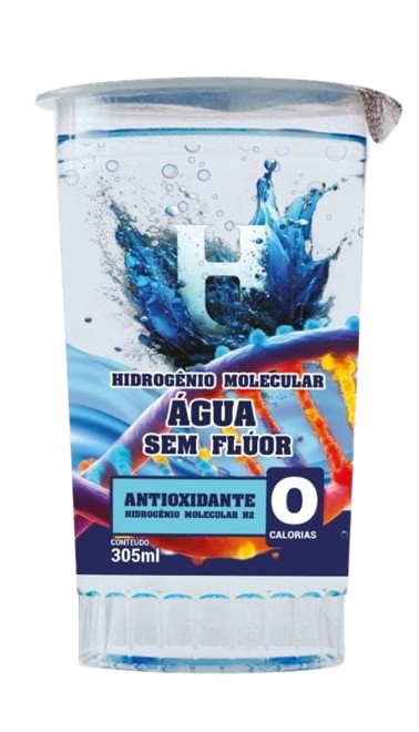 PROMOÇÃO 32 Copos HIDROGENIO MOLECULAR  SEM FLUOR PH10 305ML