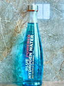 2 aguas Blue Powered 1 litro garrafa de vidro