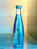 2 aguas Blue Powered 1 litro garrafa de vidro