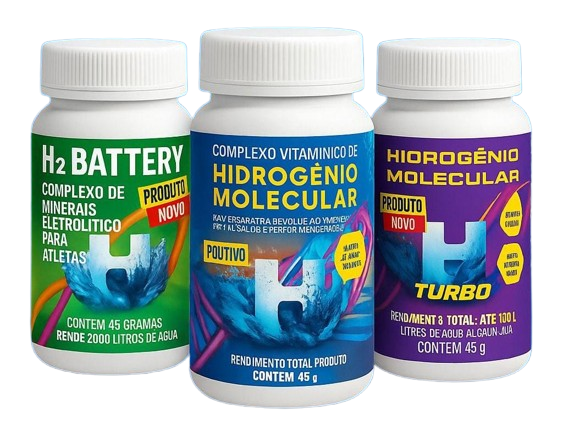 🧪 Combo Tratamento Completo da Água – Hidrogênio Molecular